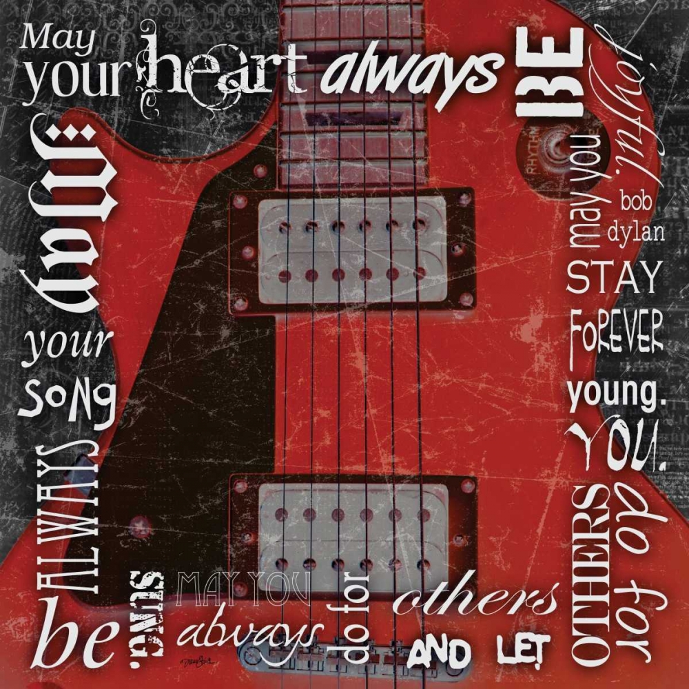 Rock Dylan Red art print by Diane Stimson for $57.95 CAD