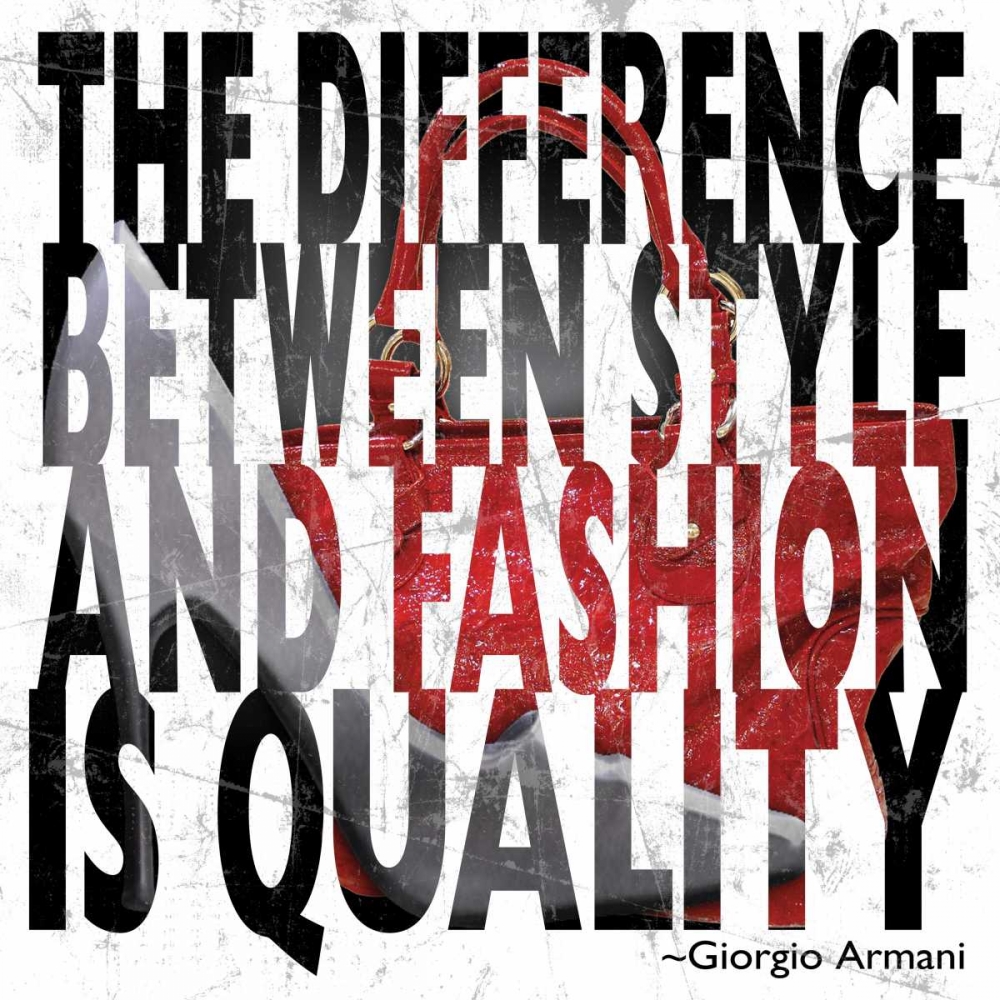Fashion Armani art print by Diane Stimson for $57.95 CAD