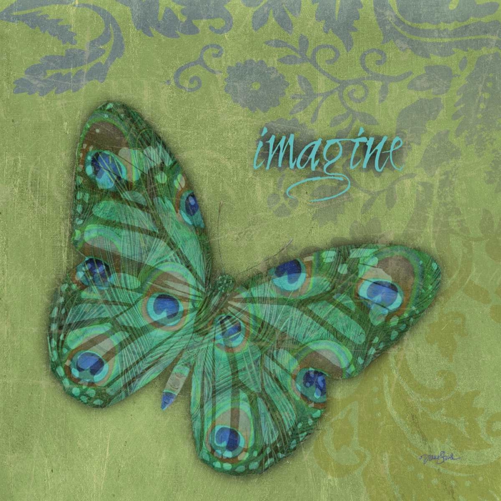 Peacock Bfly 3 art print by Diane Stimson for $57.95 CAD