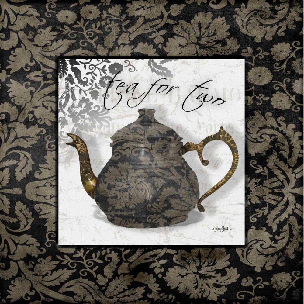 Tea Damask art print by Diane Stimson for $57.95 CAD