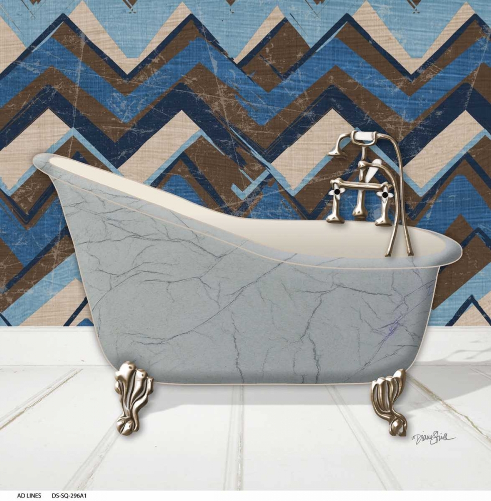 Geo Tub 1 art print by Diane Stimson for $57.95 CAD