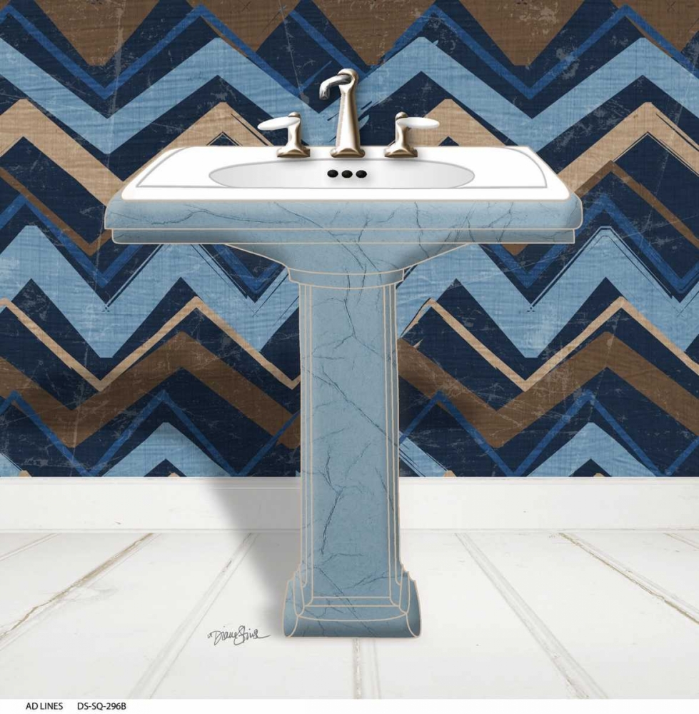 Chevron Sink 1 art print by Diane Stimson for $57.95 CAD