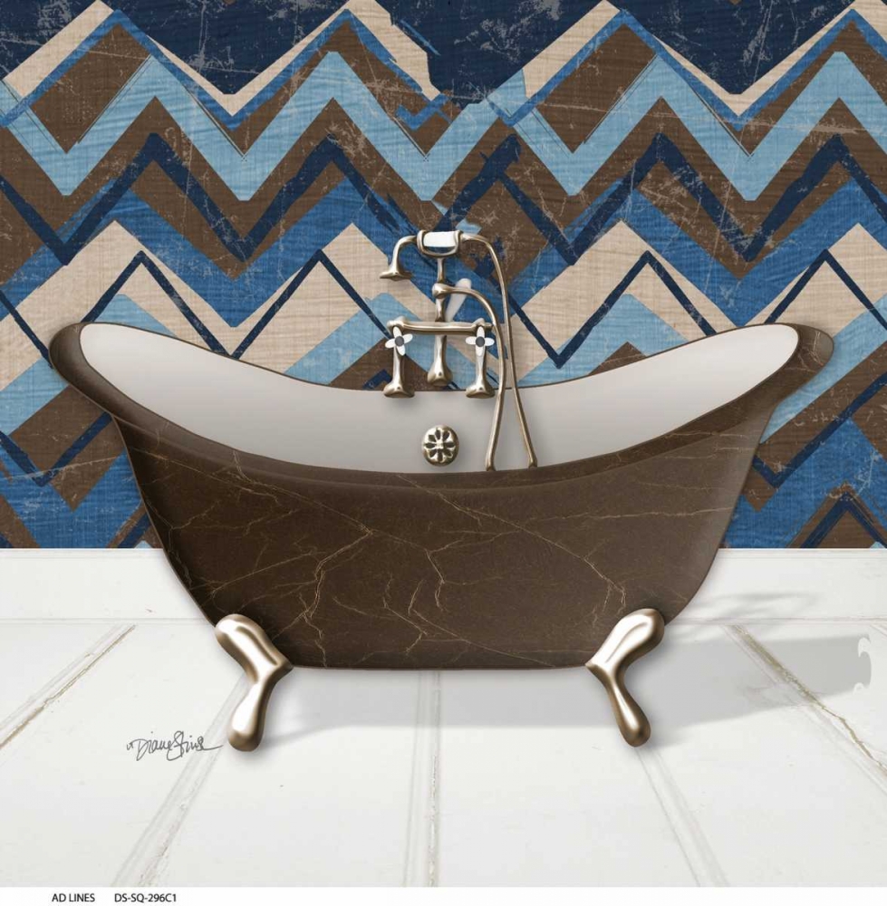 Geo Tub 2 art print by Diane Stimson for $57.95 CAD