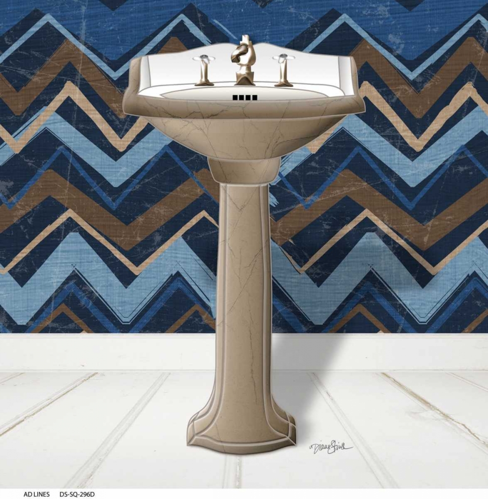 Chevron Sink 2 art print by Diane Stimson for $57.95 CAD