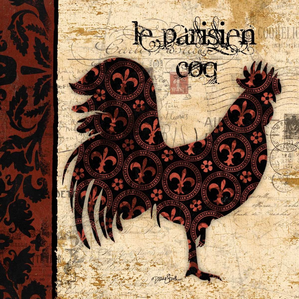 Parisien Coq art print by Diane Stimson for $57.95 CAD