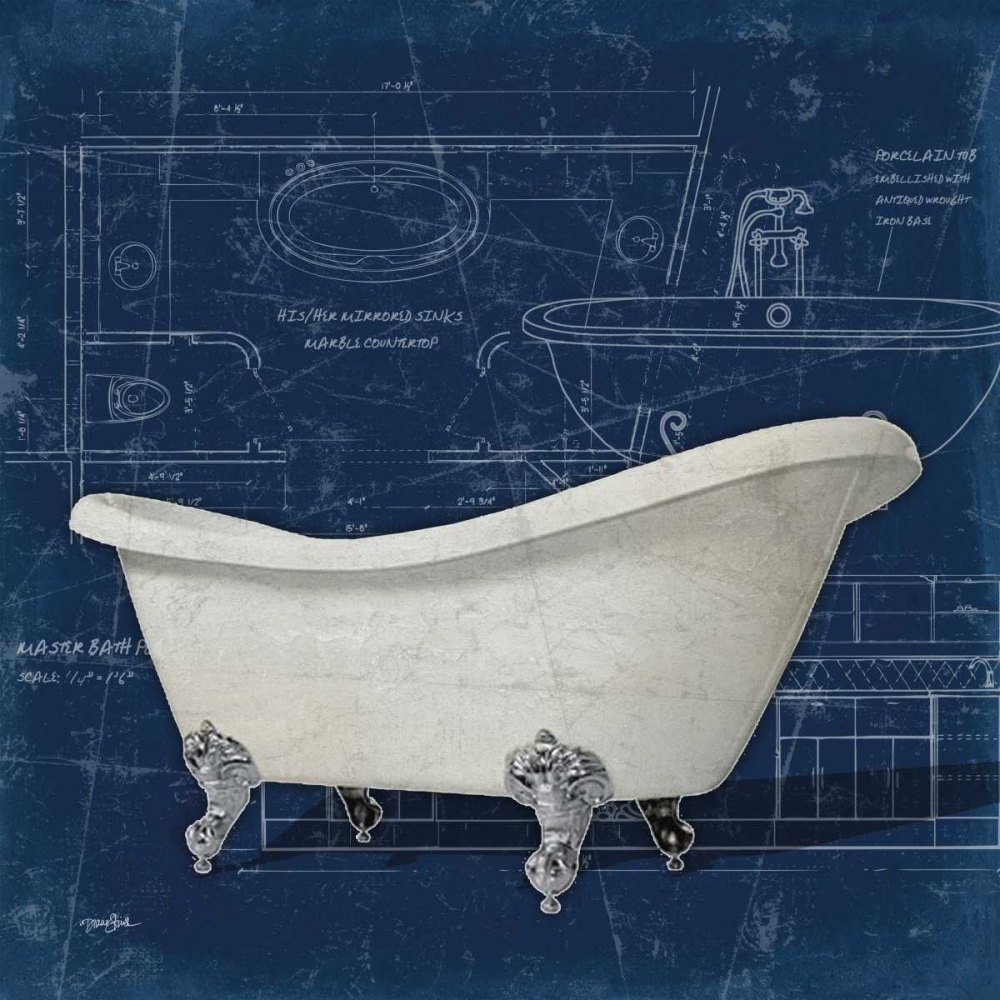 Bath Blues 2 art print by Diane Stimson for $57.95 CAD
