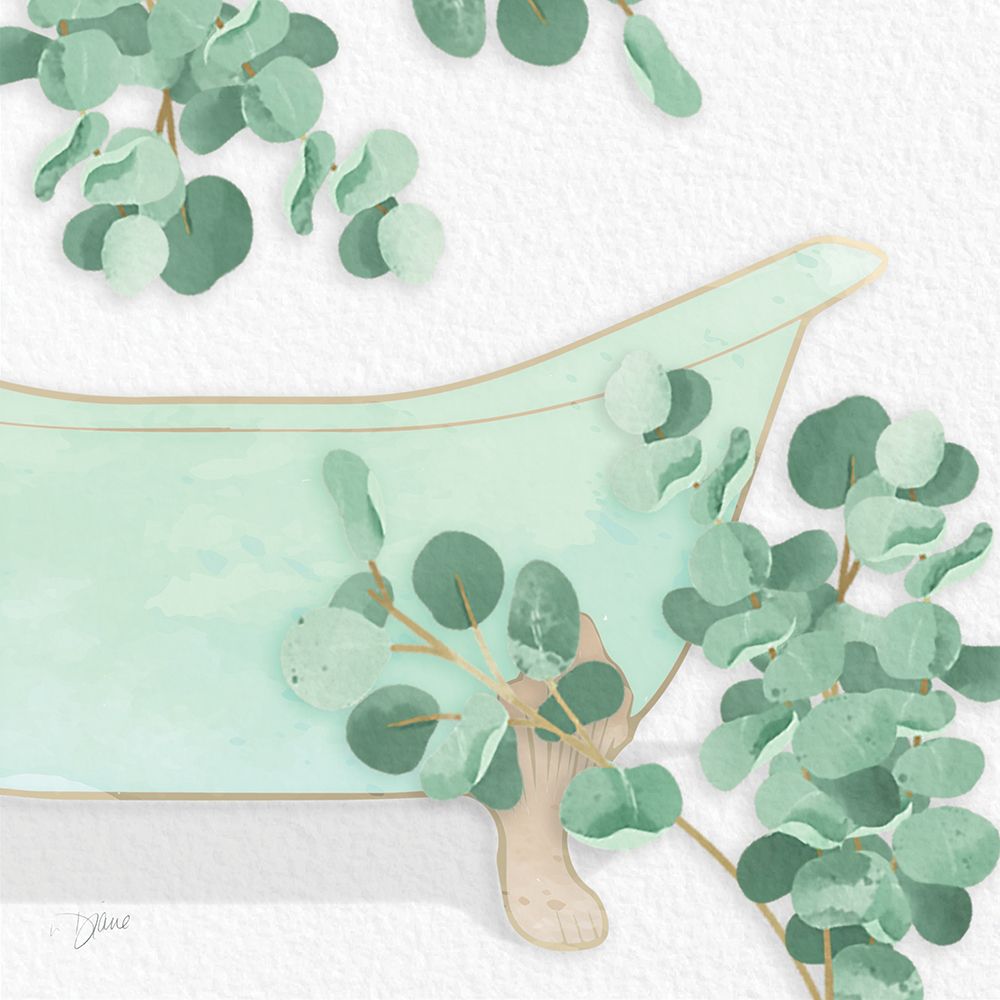 Mint Bath 1 art print by Diane Stimson for $57.95 CAD