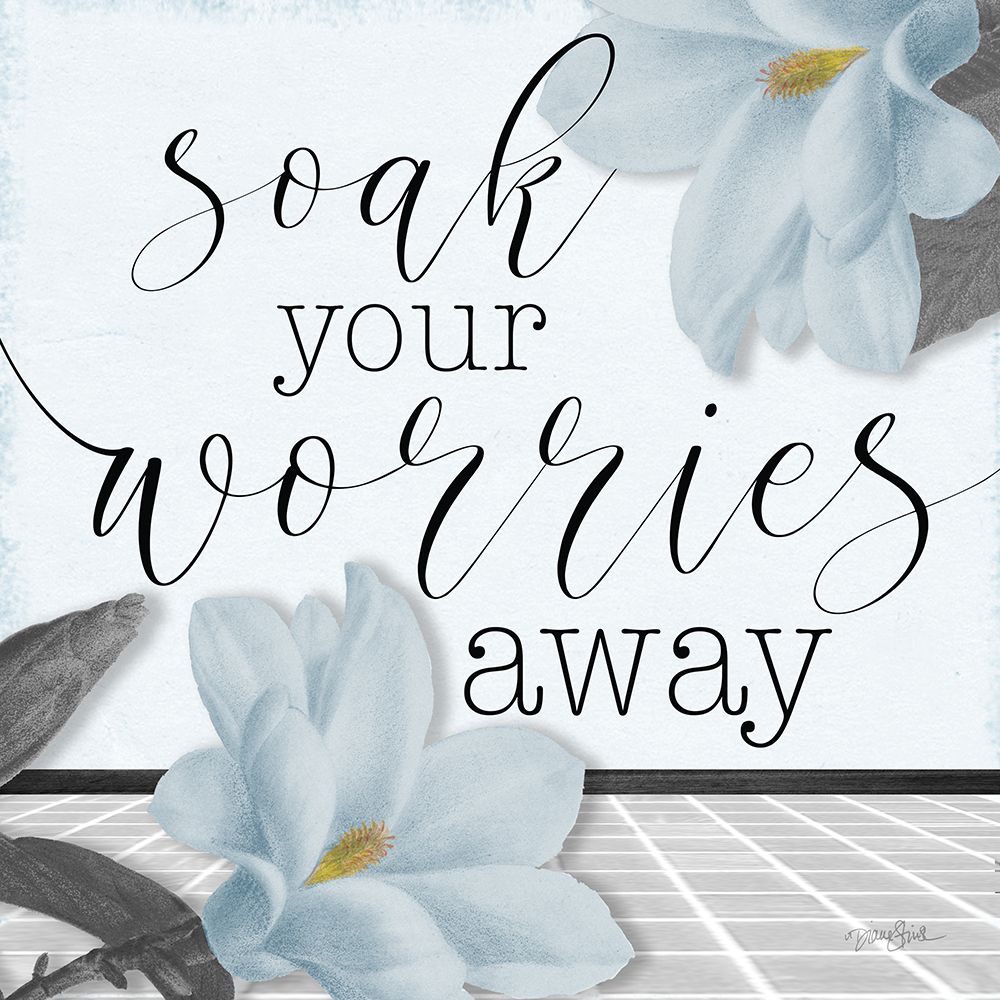 Powder Soak Worries art print by Diane Stimson for $57.95 CAD
