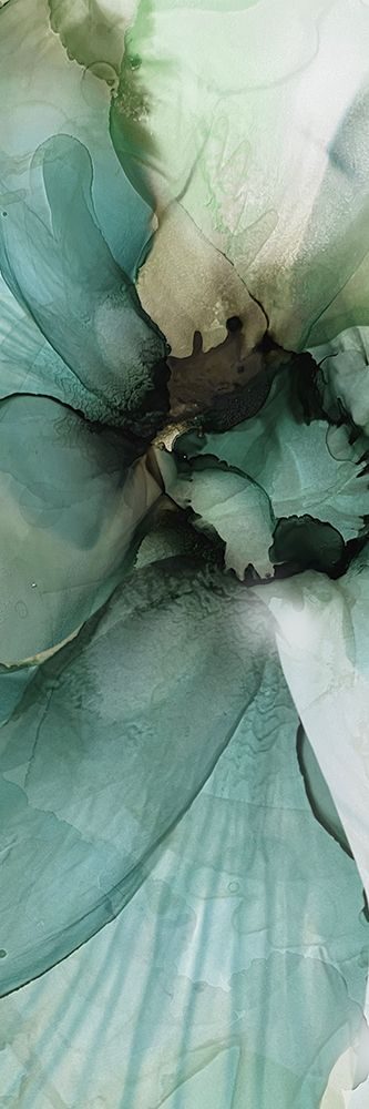 Sage And Teal Florals 2 art print by Emma Catherine Debs for $57.95 CAD