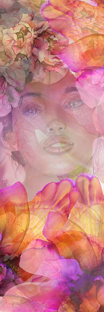 Emerging Floral Girl art print by Emma Catherine Debs for $57.95 CAD