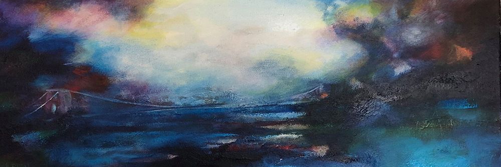 _Crossing Blue Bridge art print by Emma Catherine Debs for $57.95 CAD