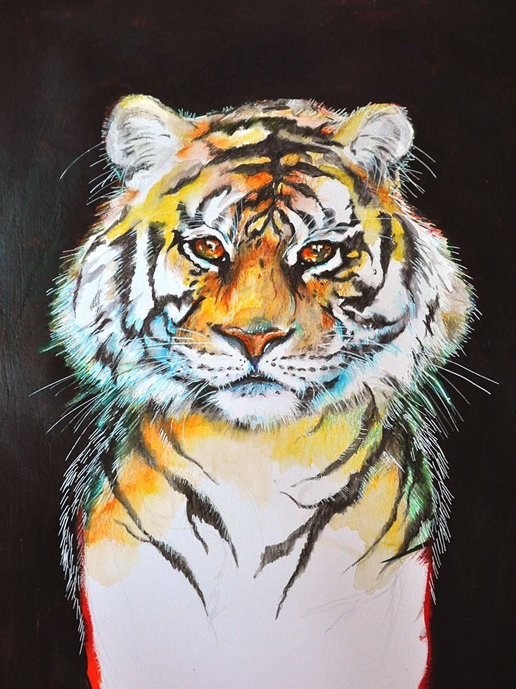 Tiger art print by Emma Catherine Debs for $57.95 CAD