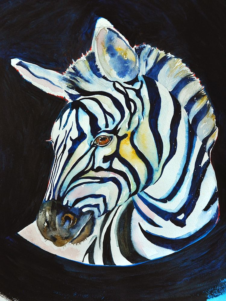 Zebra art print by Emma Catherine Debs for $57.95 CAD