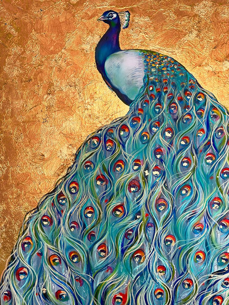 Bigger Peacock art print by Emma Catherine Debs for $57.95 CAD