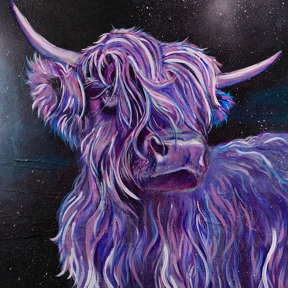 Purple Highland art print by Emma Catherine Debs for $57.95 CAD