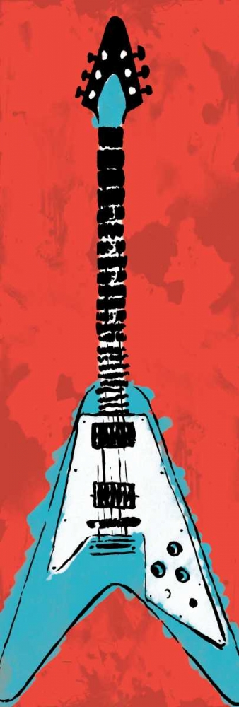 Electric Guitar A3 art print by Enrique Rodriquez Jr. for $57.95 CAD