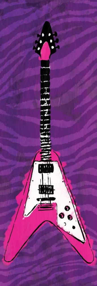 Girl Electric Guitar art print by Enrique Rodriquez Jr. for $57.95 CAD