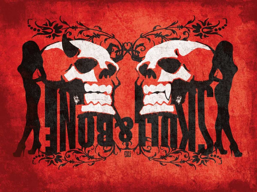 Skull and Bones art print by Enrique Rodriquez Jr. for $57.95 CAD