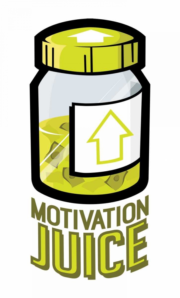 Motivation Juice art print by Enrique Rodriquez Jr. for $57.95 CAD