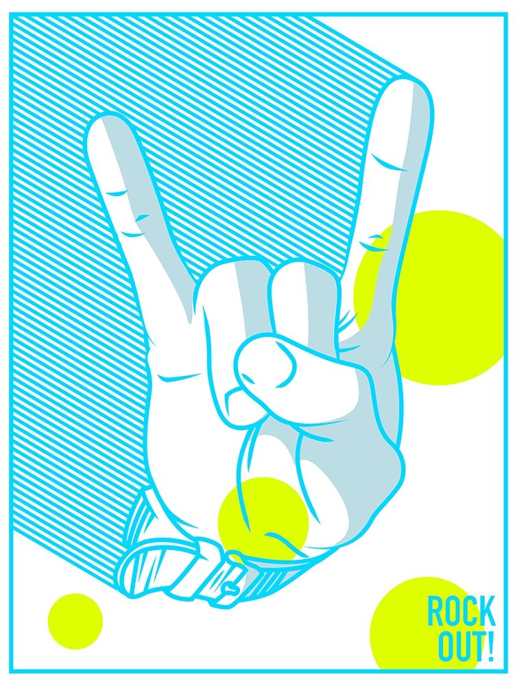Rock Out art print by Enrique Rodriquez Jr. for $57.95 CAD