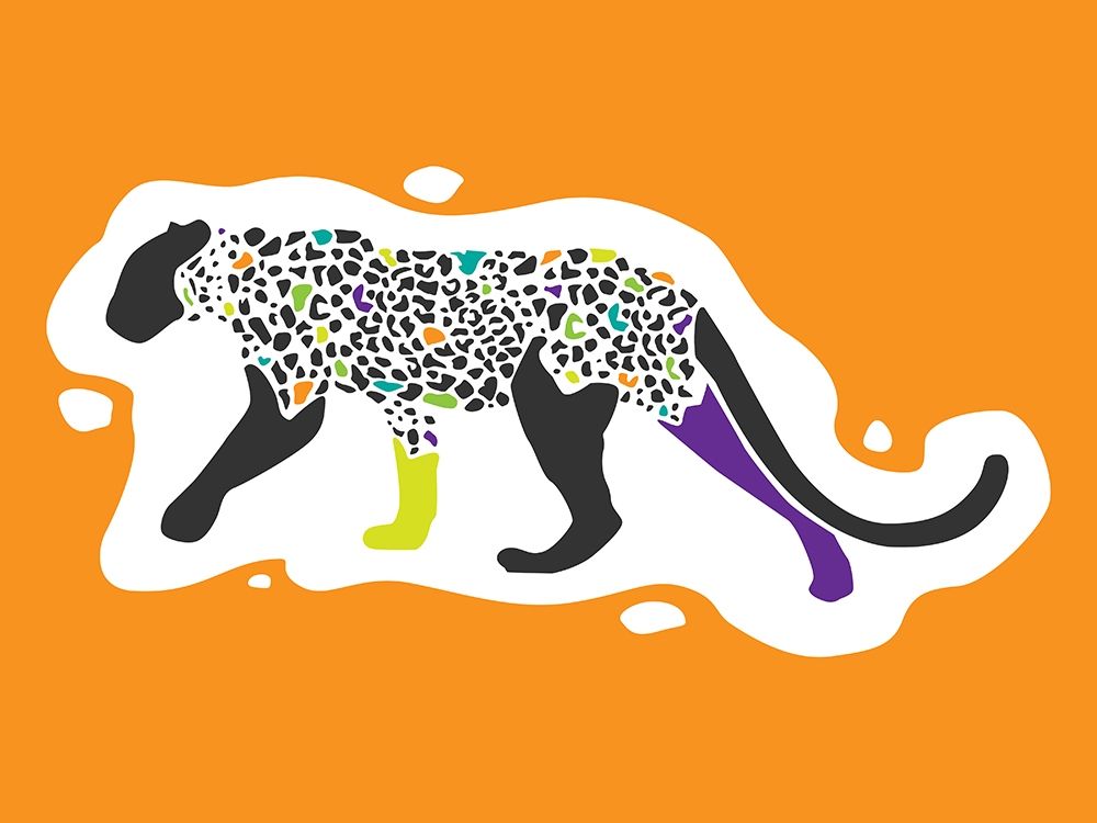 Fun Leopard art print by Enrique Rodriquez Jr. for $57.95 CAD