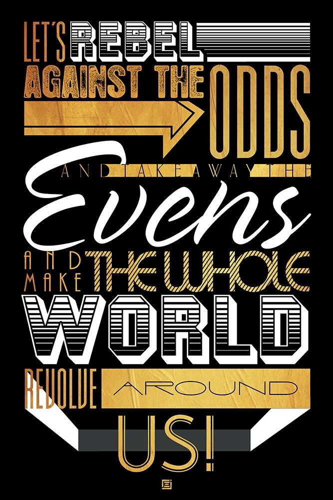 Rebel Against The Gold art print by Enrique Rodriquez Jr. for $57.95 CAD
