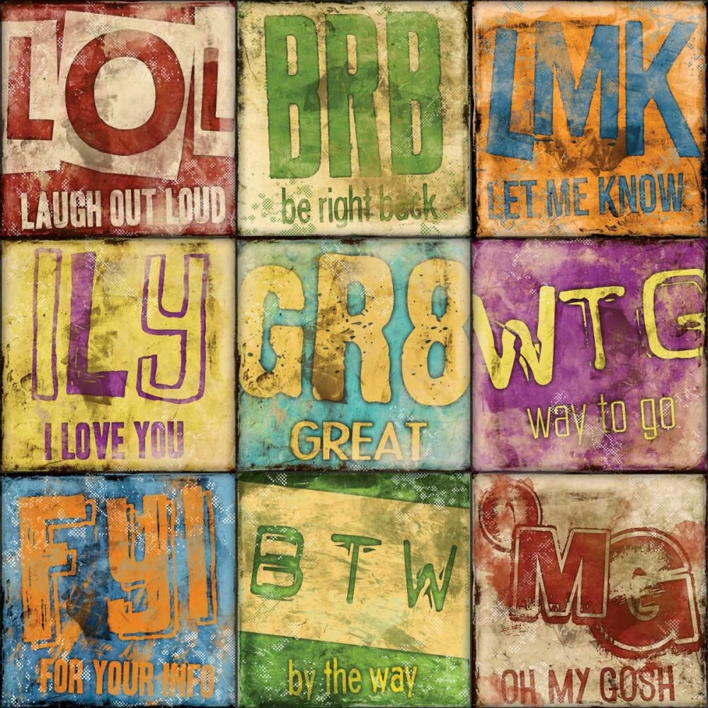 Text 9Patch art print by Enrique Rodriquez Jr. for $57.95 CAD