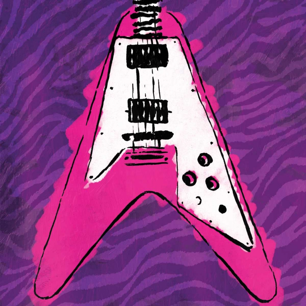 Girly Guitar Zoom art print by Enrique Rodriquez Jr. for $57.95 CAD