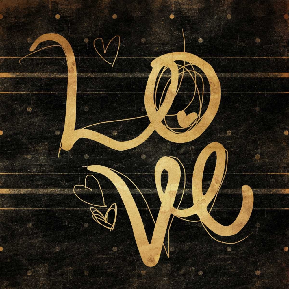 Love Gold art print by Enrique Rodriquez Jr. for $57.95 CAD