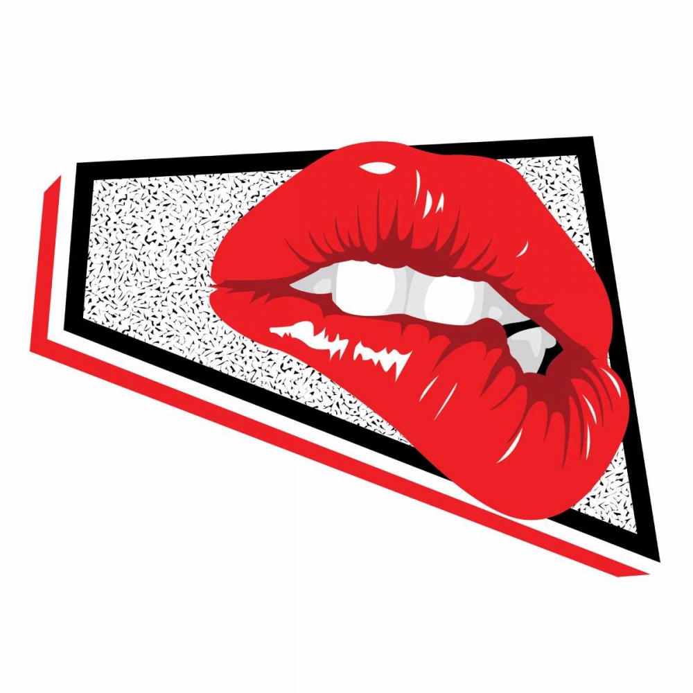 Abstract Lip art print by Enrique Rodriquez Jr. for $57.95 CAD