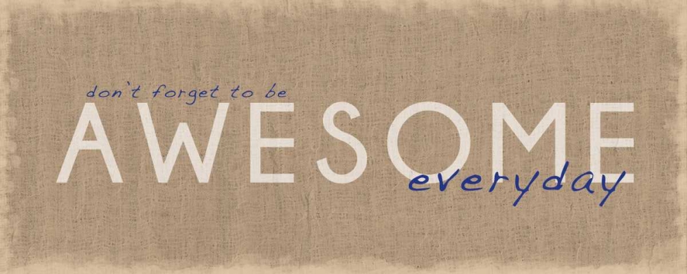 Awesome Everyday art print by Lauren Gibbons for $57.95 CAD