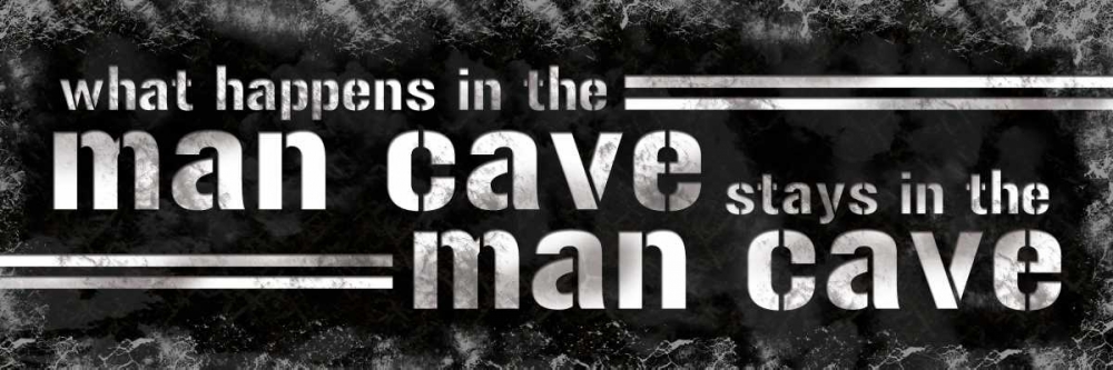 Stays In The Man Cave art print by Lauren Gibbons for $57.95 CAD