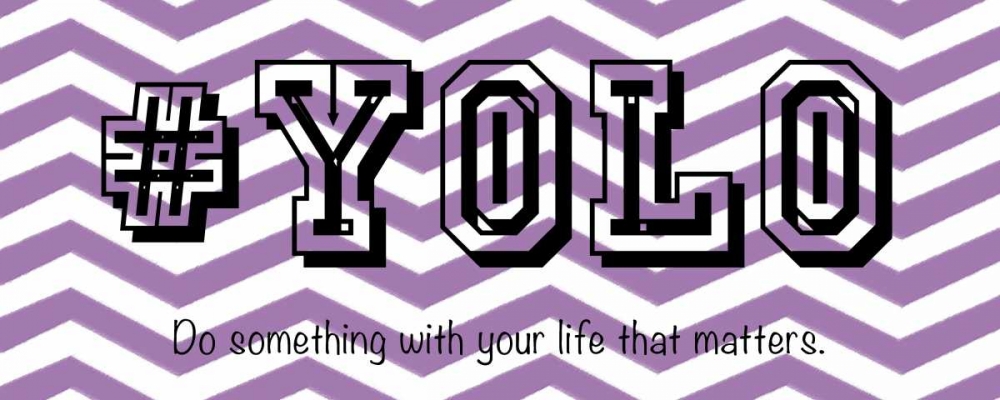 YOLO art print by Lauren Gibbons for $57.95 CAD