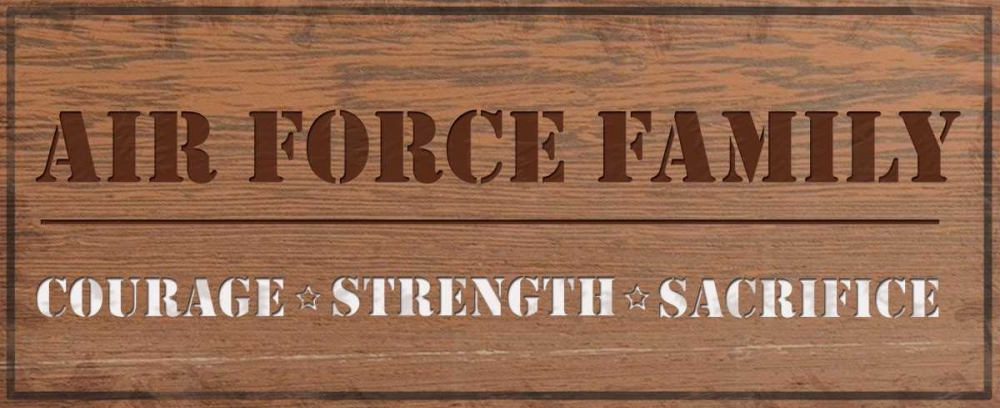Air Force Family art print by Lauren Gibbons for $57.95 CAD