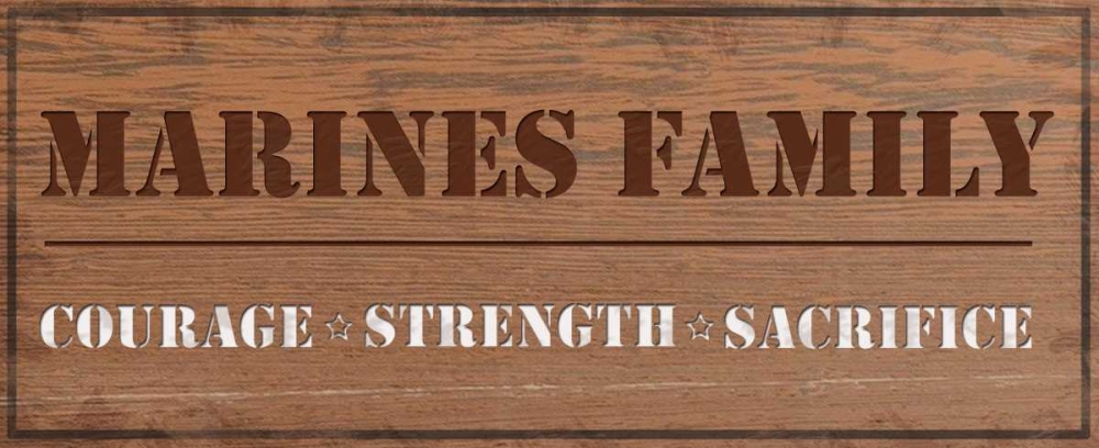 Marines Family art print by Lauren Gibbons for $57.95 CAD