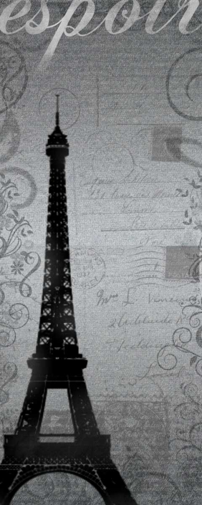 Eiffel Tower Long art print by Lauren Gibbons for $57.95 CAD