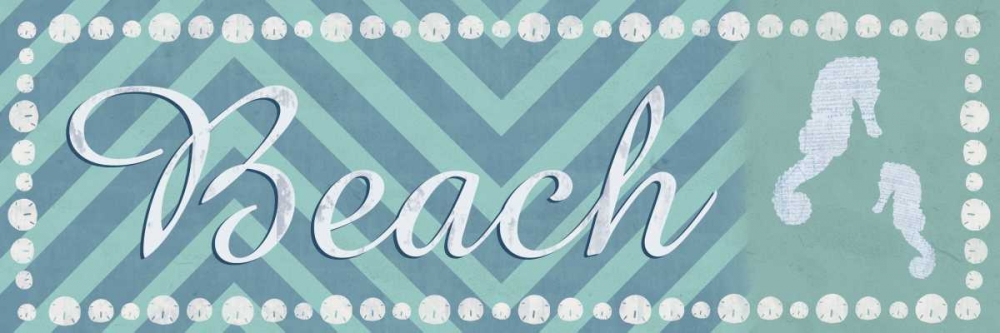 Beach Seahorse art print by Lauren Gibbons for $57.95 CAD