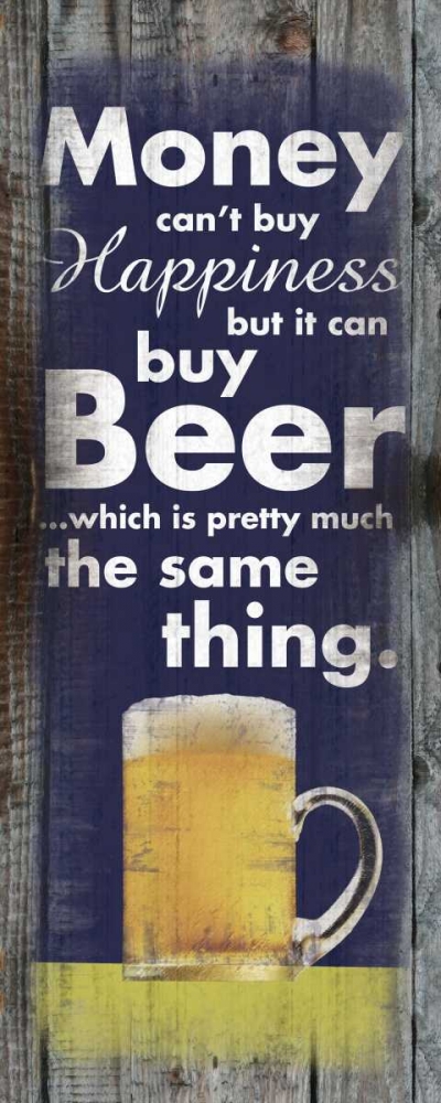 Money Beer Tall art print by Lauren Gibbons for $57.95 CAD