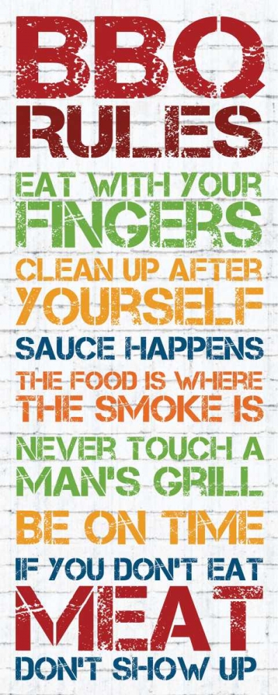 BBQ Rules 2 art print by Lauren Gibbons for $57.95 CAD