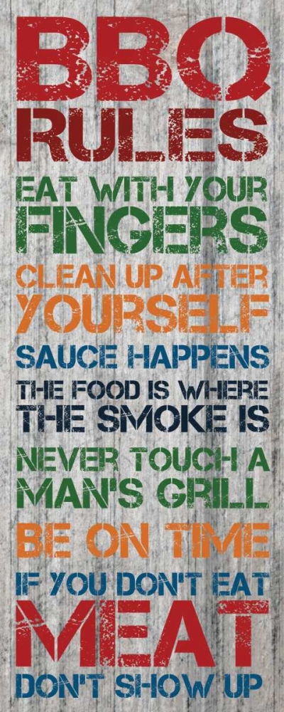 BBQ Rules 3 art print by Lauren Gibbons for $57.95 CAD