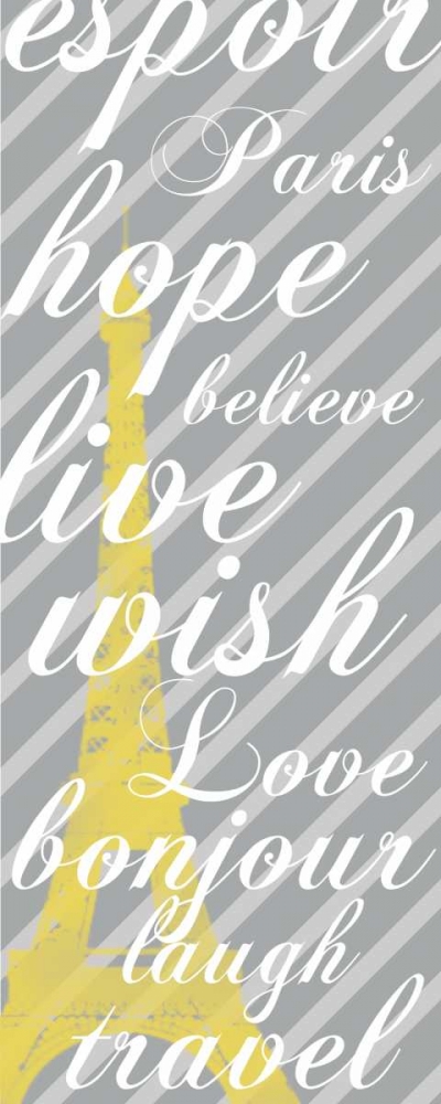 EiffelTower long art print by Lauren Gibbons for $57.95 CAD