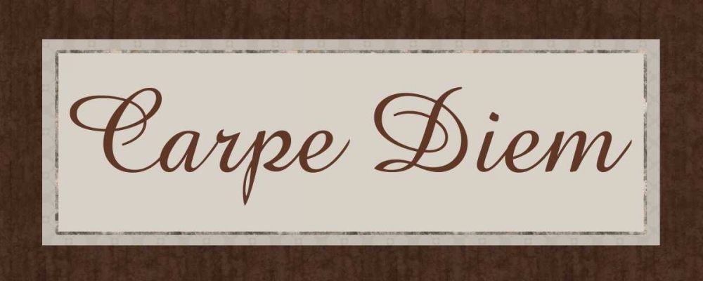 Carpe Diem art print by Lauren Gibbons for $57.95 CAD