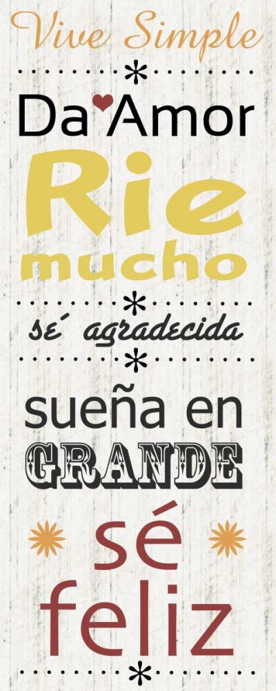 Spanish Live art print by Lauren Gibbons for $57.95 CAD