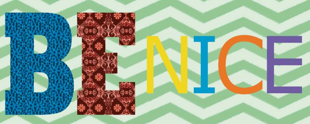 Be Nice art print by Lauren Gibbons for $57.95 CAD