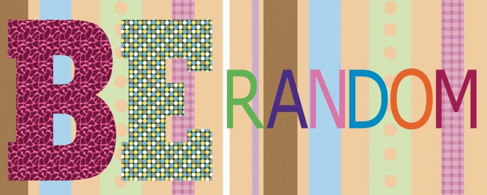 Be Random Panel art print by Lauren Gibbons for $57.95 CAD