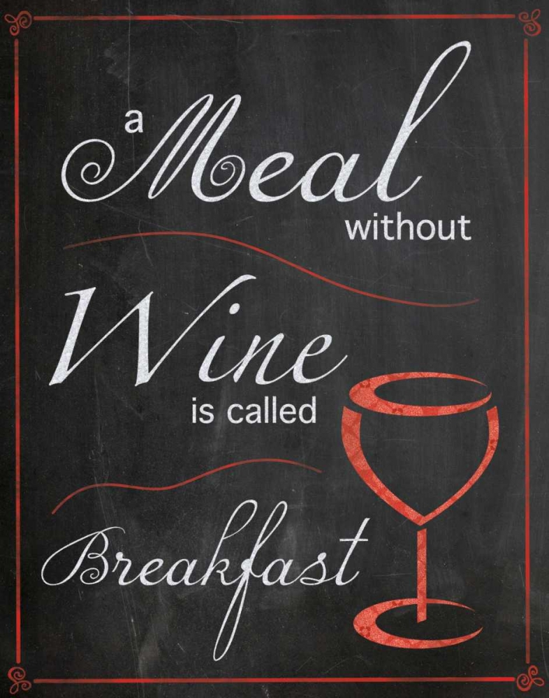 Without Wine art print by Lauren Gibbons for $57.95 CAD