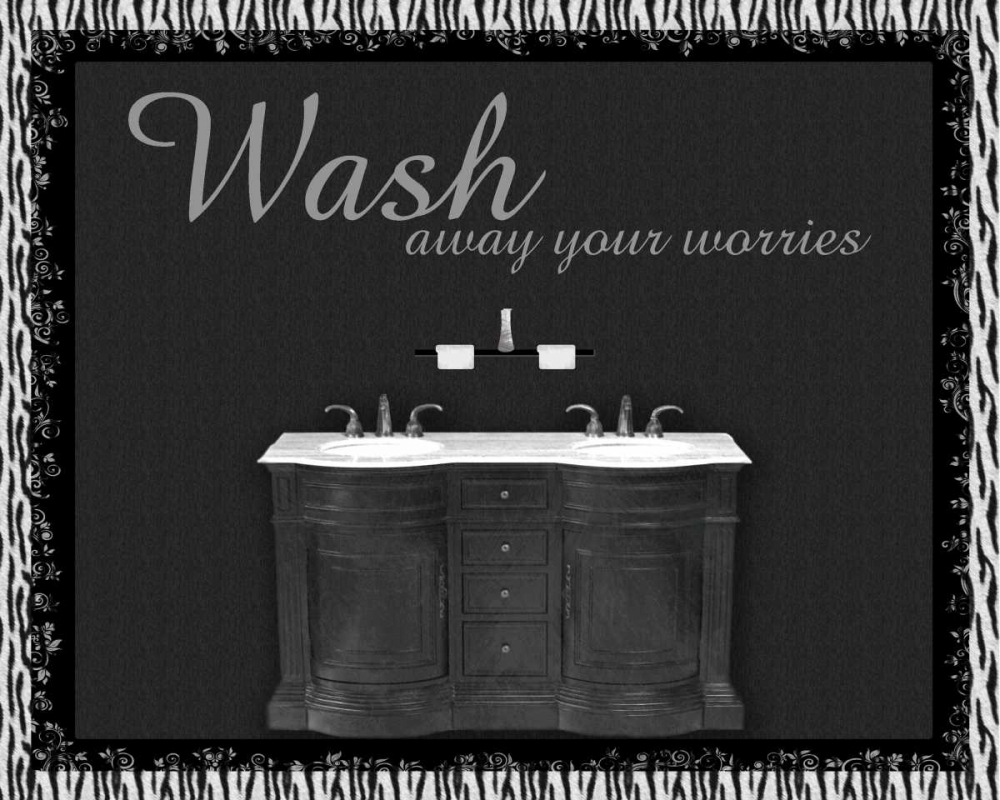 Sink Zebra art print by Lauren Gibbons for $57.95 CAD