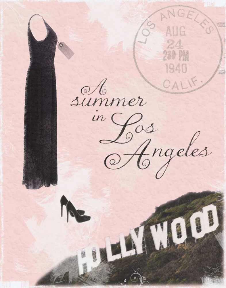 Summer LA art print by Lauren Gibbons for $57.95 CAD