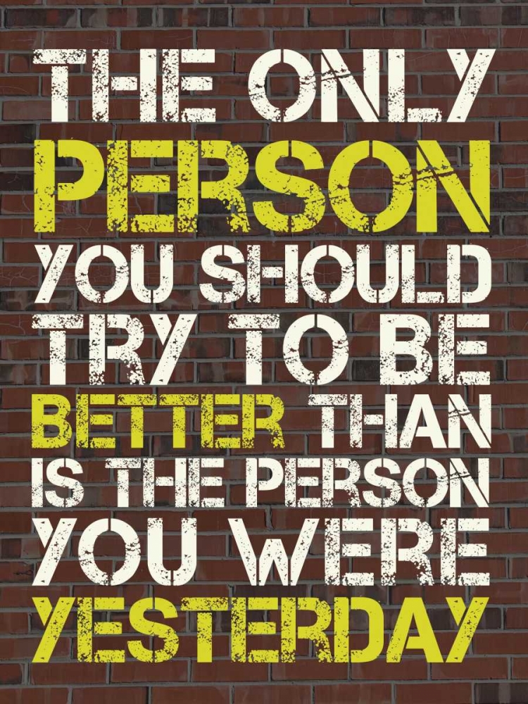 Better Than art print by Lauren Gibbons for $57.95 CAD