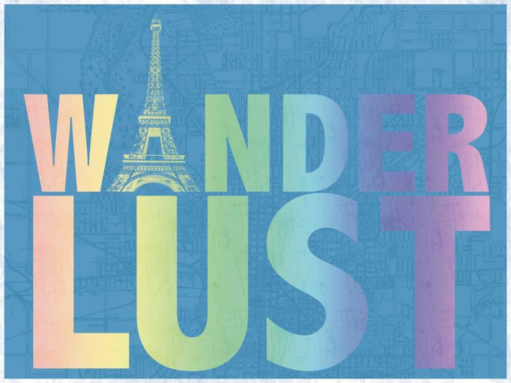 WanderLust Paris art print by Lauren Gibbons for $57.95 CAD